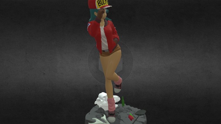 Bulma - Dragon ball 3D Model