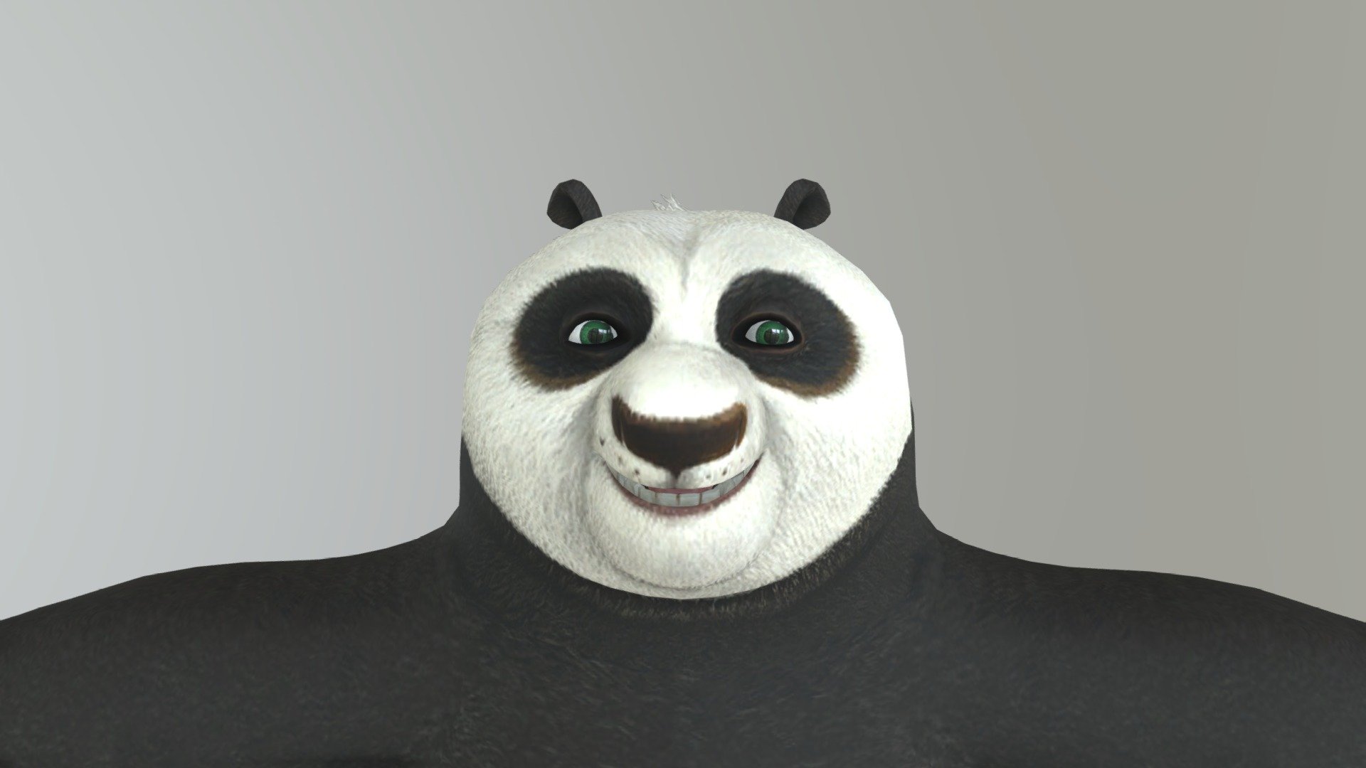 kung fu panda face close up