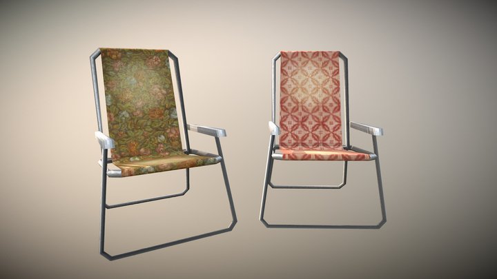 Camping Chairs 3D Model