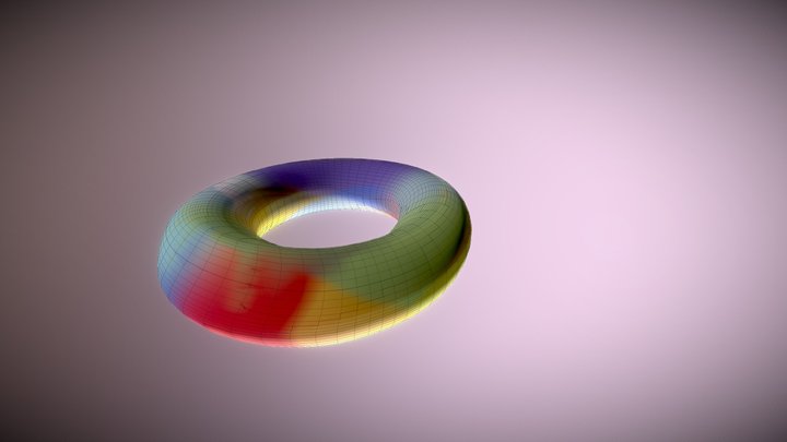 Colorful_Torus 3D Model