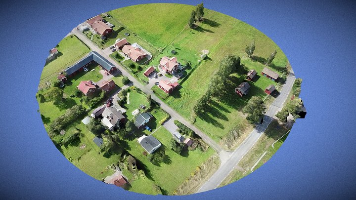 Country Neighborhood 3D Model