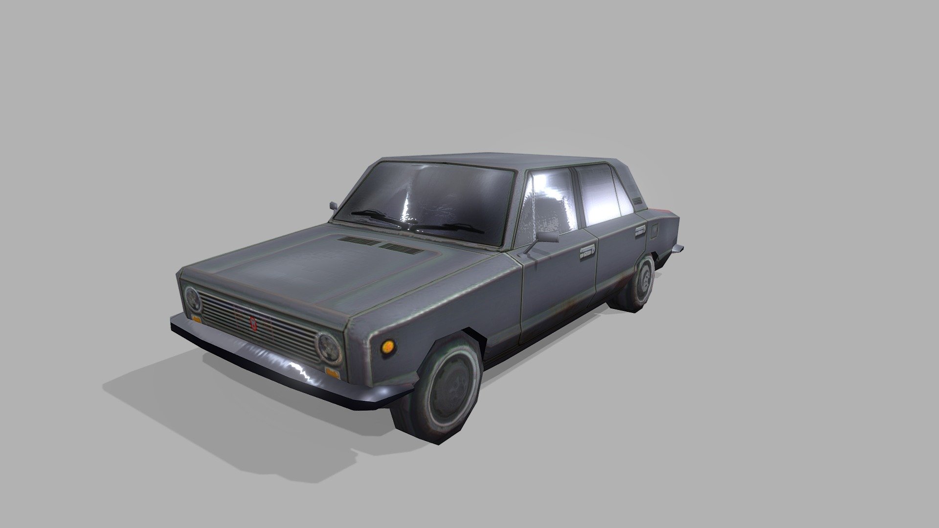Low-poly VAZ 21011