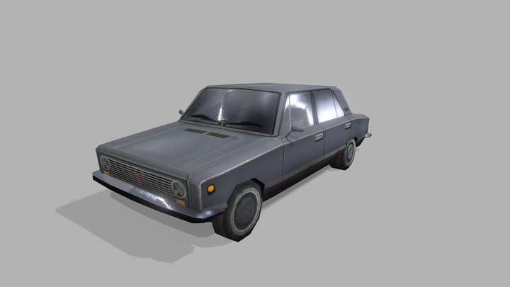 Low-poly VAZ 21011