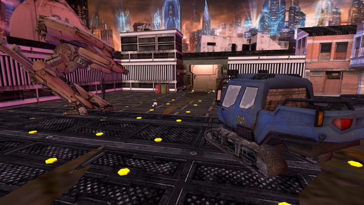 Auto Save Sc-fi Baseaa 3D Model