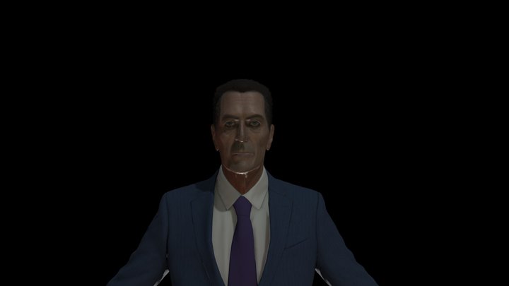 Gman (From Half-life Alyx) 3D Model