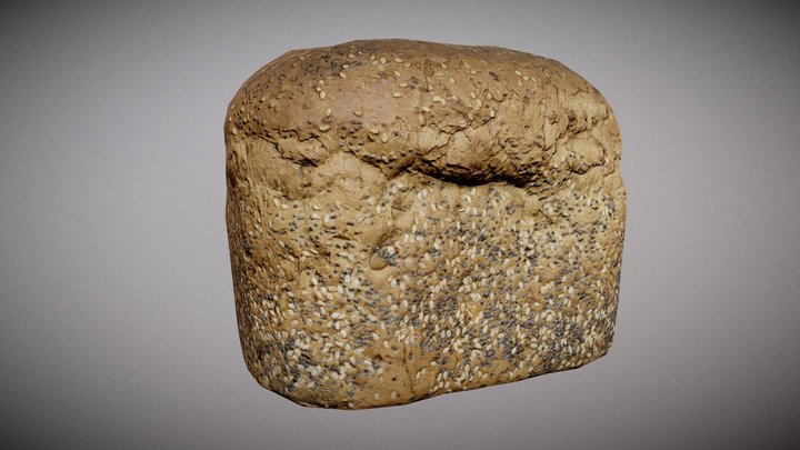 Bread Photogrammetry 3D Model