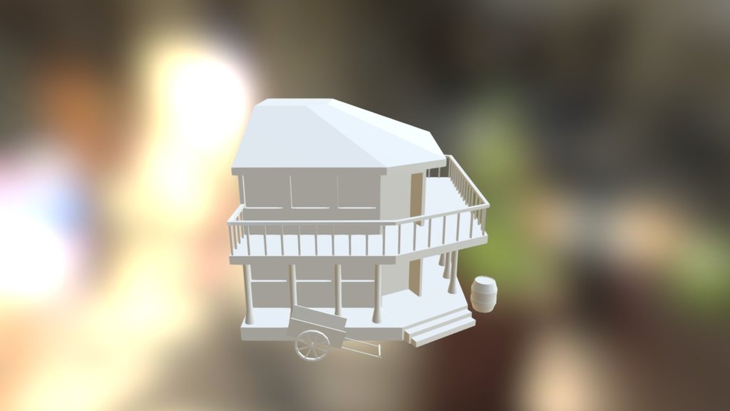Wild West Saloon - 3D model by OwenLuke2 [e1d7913] - Sketchfab