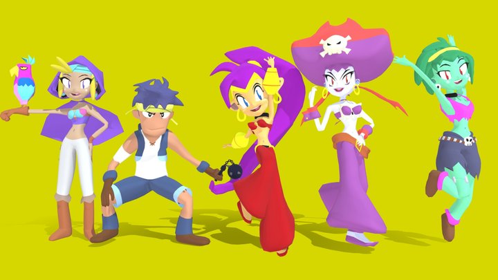 Shantae: Half-Genie Hero 3D Models 3D Model