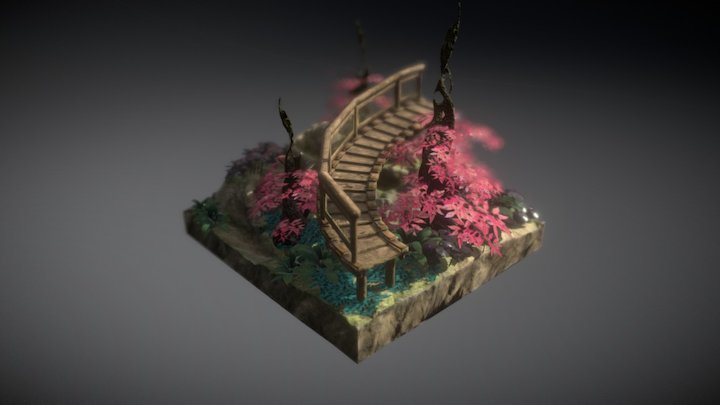 Stairs of Fantasy 3D Model