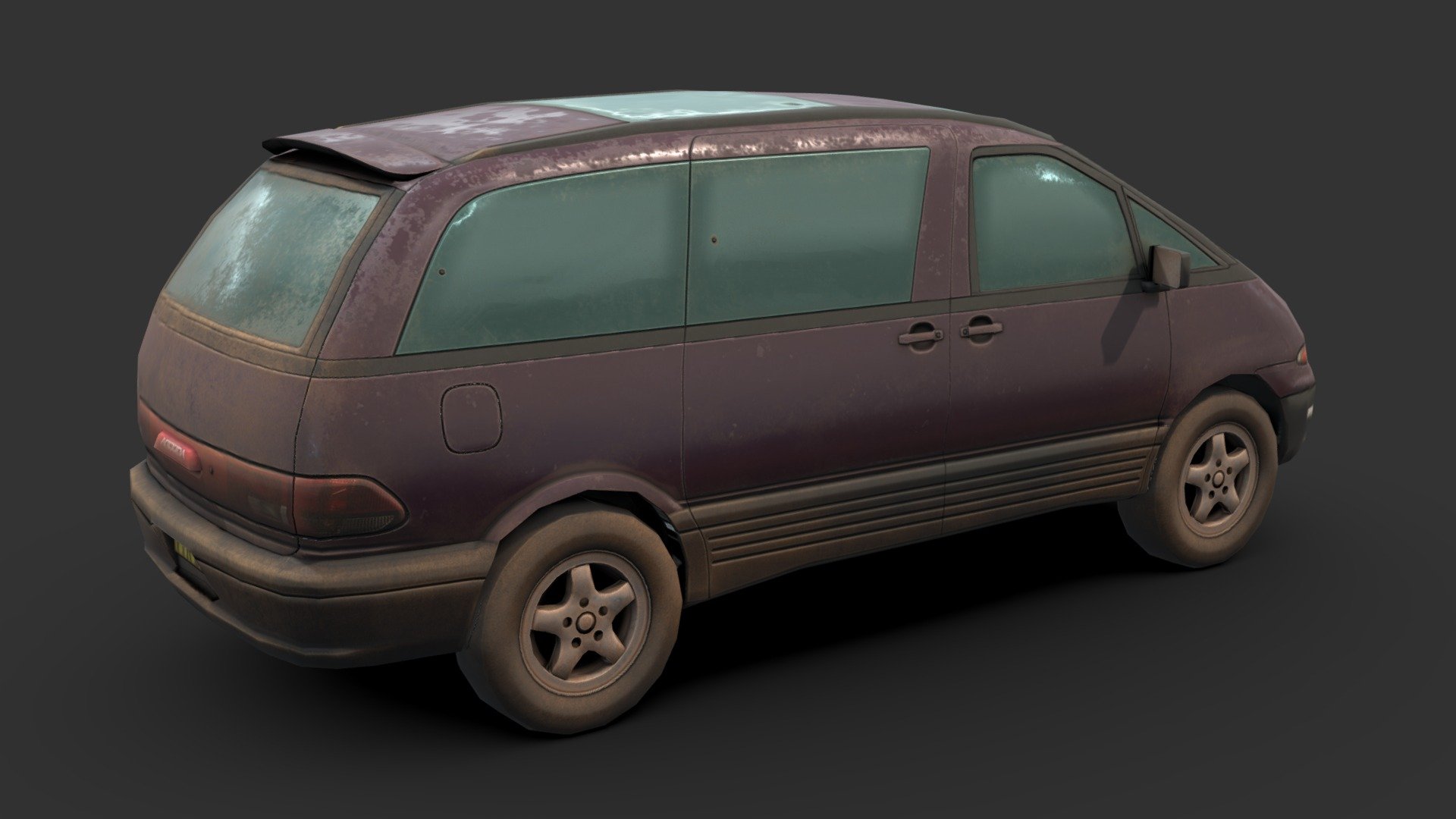 Australian Minivan Buy Royalty Free 3D Model By Renafox kryik1023 