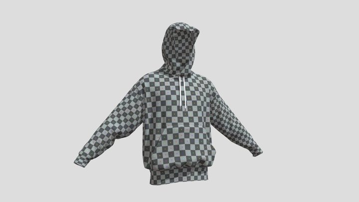 Premium Eco Hoodie 3D Model