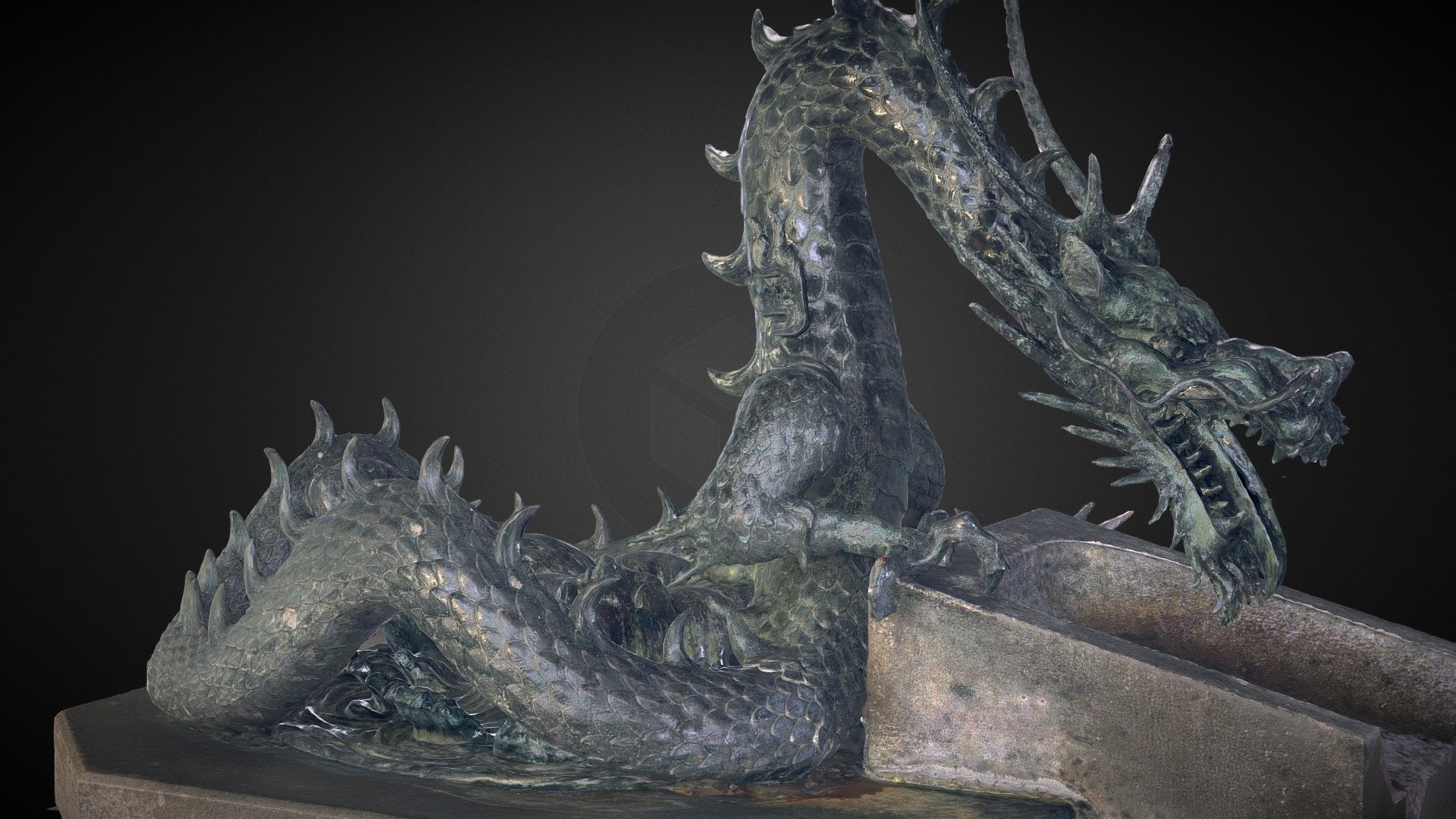 Dragon, Higashi Hongan-ji Temple, Kyoto - 3D model by Yu (@FFT_kedar ...