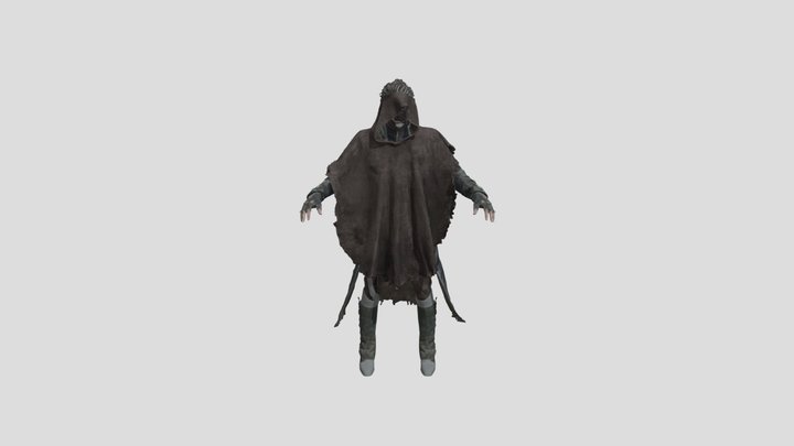 Devil May Cry 5 (DMC5) Vergil W/Cloak + Textures 3D Model