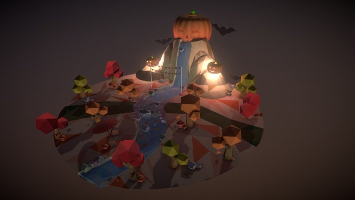 Dark Autumn 3D Model
