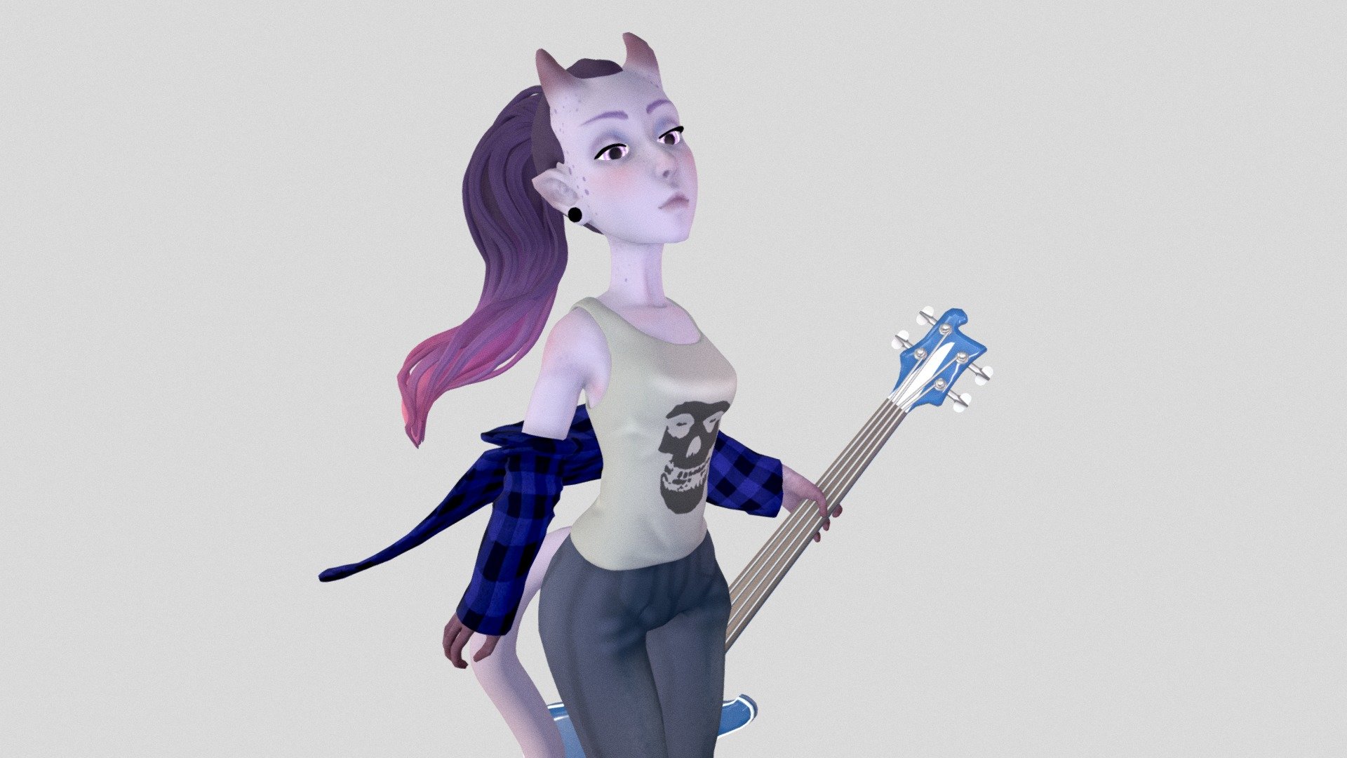 Tiefling girl (rework)