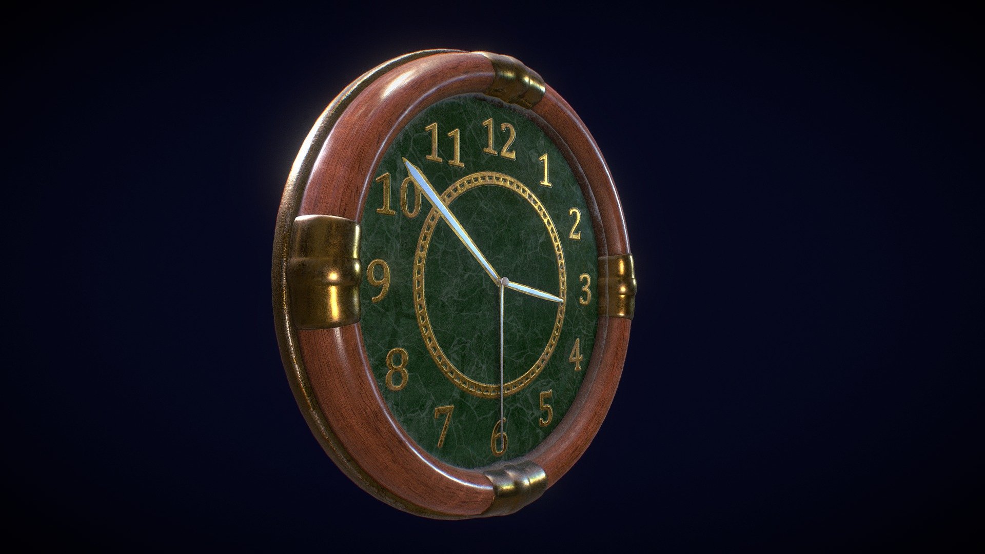 Vintage 20s Wall clock - Buy Royalty Free 3D model by JoaquínM ...