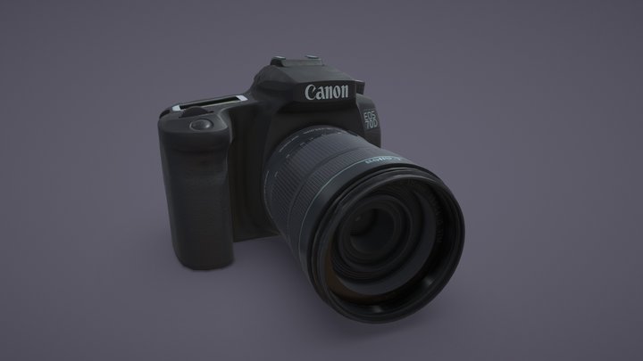 Canon Eos 70D 3D Model