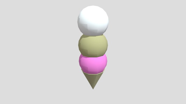 Ice Cream 3D Model