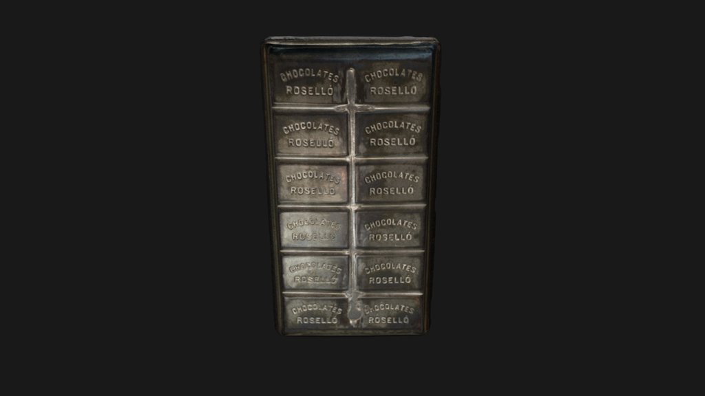 Chocolate Tray Photogrammetry and RTI Model