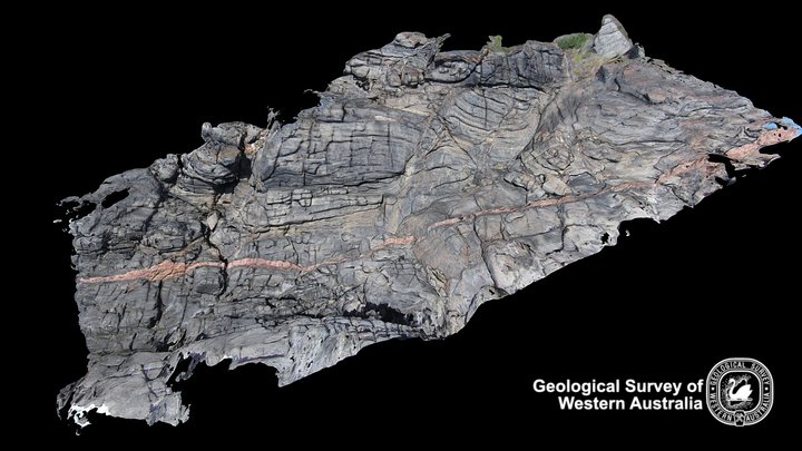 Boudinaged orthogneiss - Fisheries Bay – Free 3D Model STL