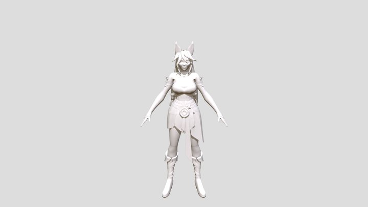 Ahri Ruined King 3D Model