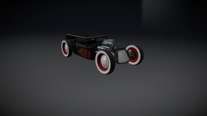 Hotrod W. I. P. 3D Model