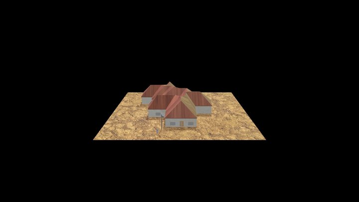 simple house design 3D Model