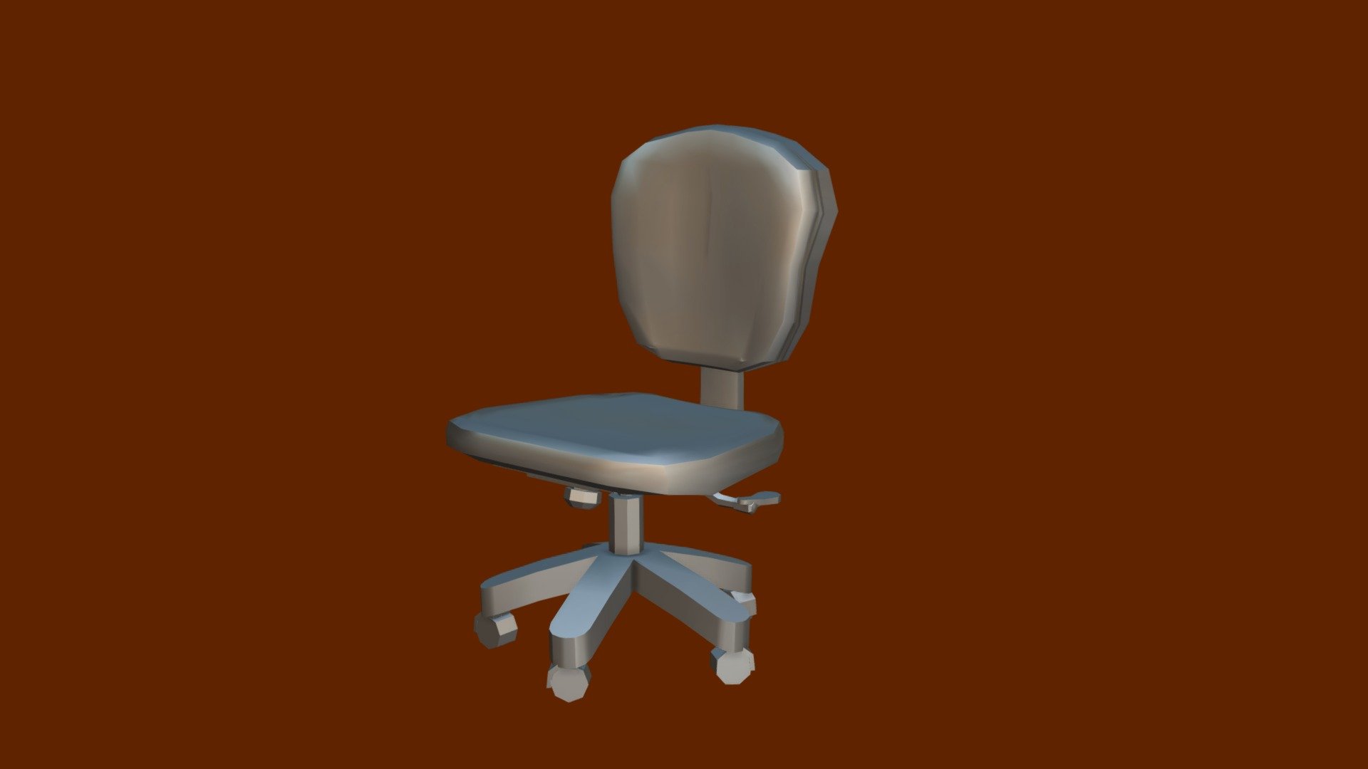 lowpoly office chair Download Free 3D model by 6 (skeeeyee