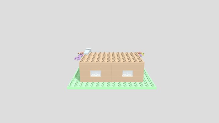 minecraft lego house 3D Model