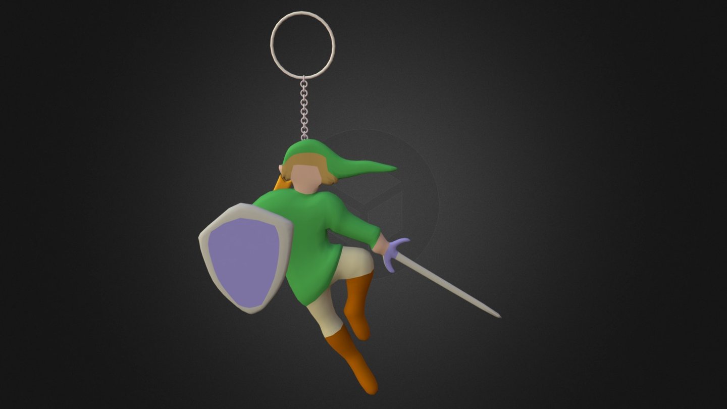 Link Key-chain : Zelda 30th Anniversary
