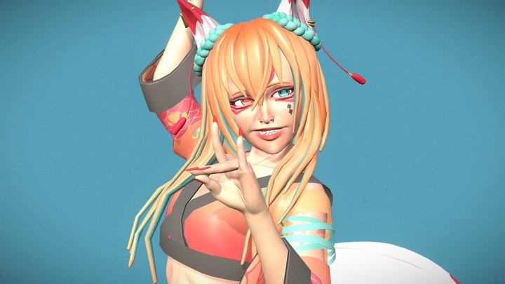 Catgirls 3D models - Sketchfab