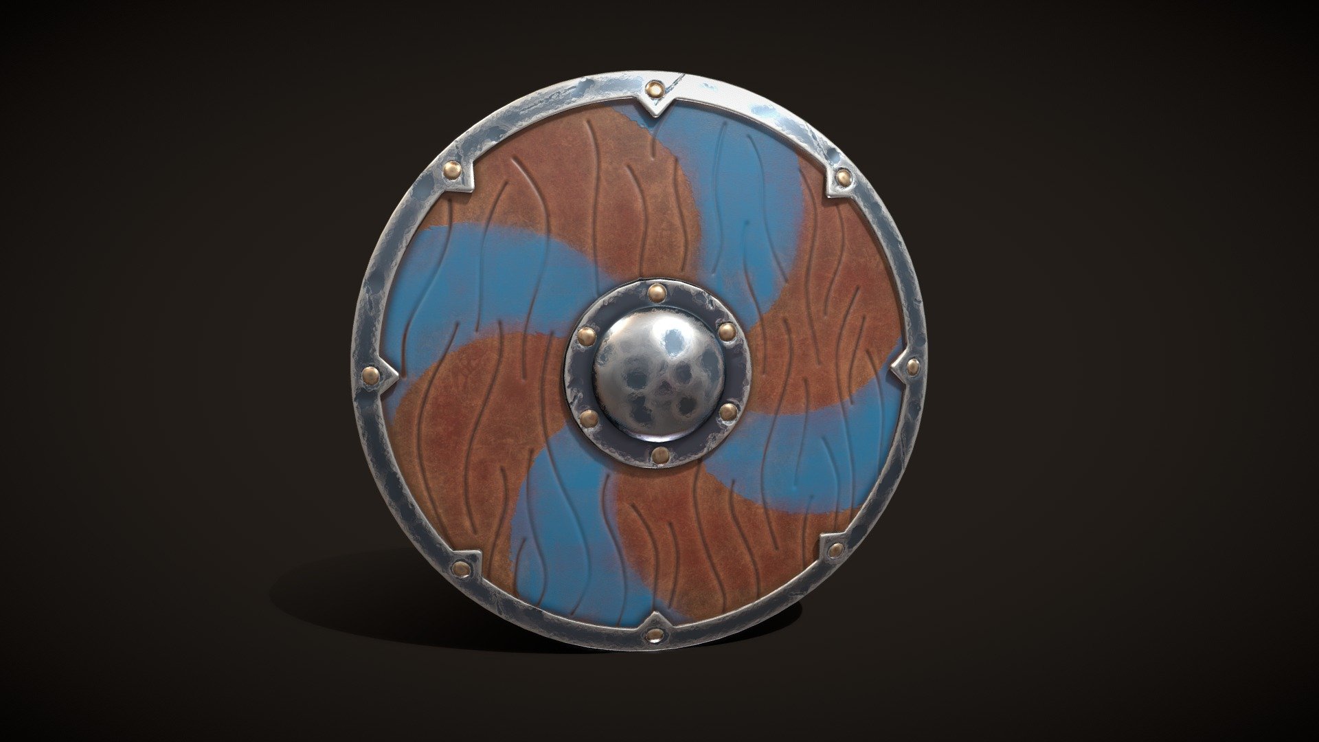 Vikings Shield - Download Free 3D model by Hassnain_Aly [e1de3b6 ...