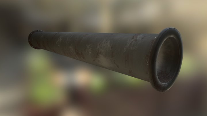 Pipe Straight 3D Model