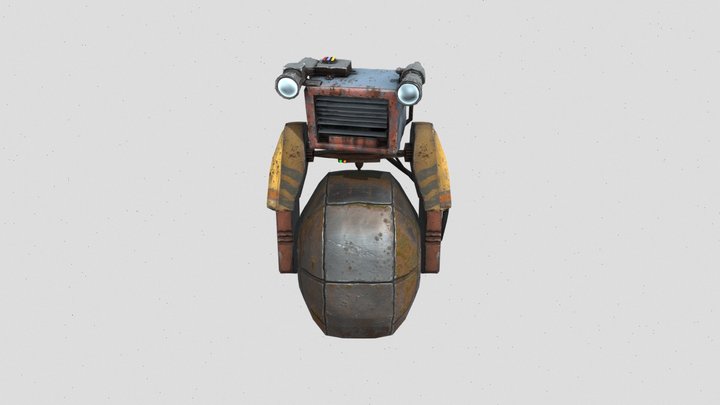A.D.O.R.O R.O.H.D.I.E Robot Hero Asset 3D Model