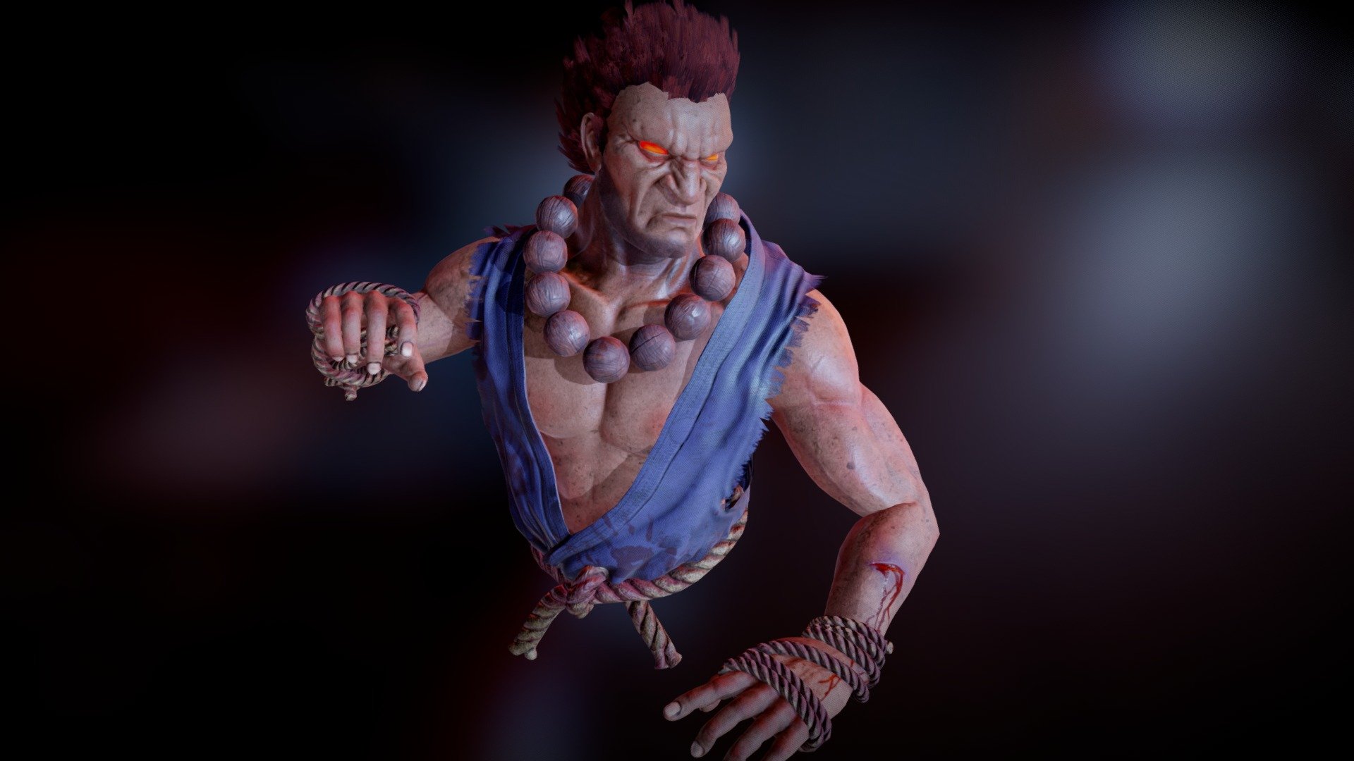 ArtStation - Street Fighter 5 Akuma