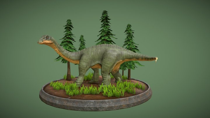 Apatosaurus 3D Model