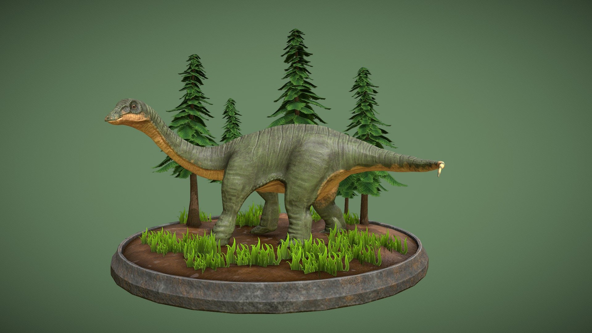 apatosaurus 3d