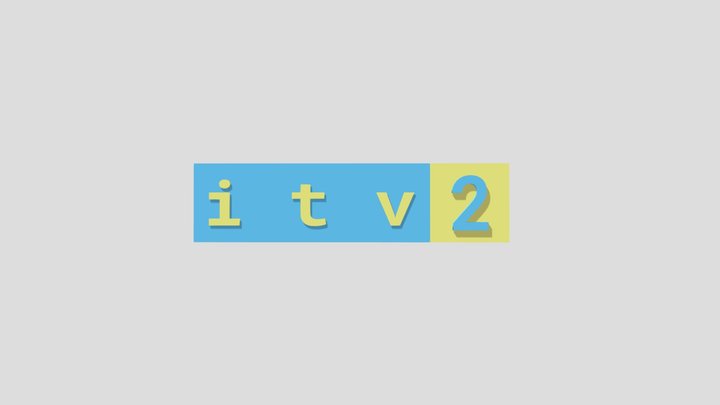 ITV2 logo (UK 2000) remake 3D Model