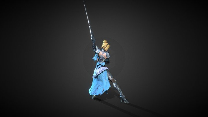Cinderella_Pose 3D Model