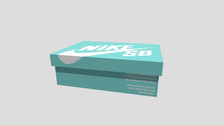 Boite à soulier Nike SB 3D Model