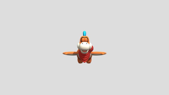 Super Mario 3D World - Plessie 3D Model