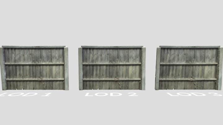 Fence #2 [Photgrammetry] 3D Model