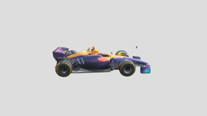 Racing f1 car 3D Model