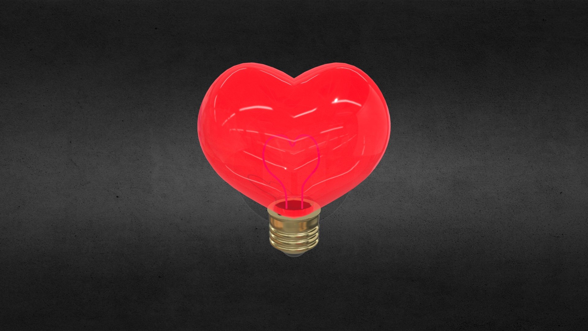 Heart Light Bulb Sketch - Download Free 3D model by rickeyponder51 ...