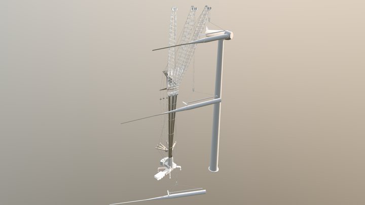 Proanorte - Gamesa Siemens SWT-2_3-101 80 mts - 3D Model