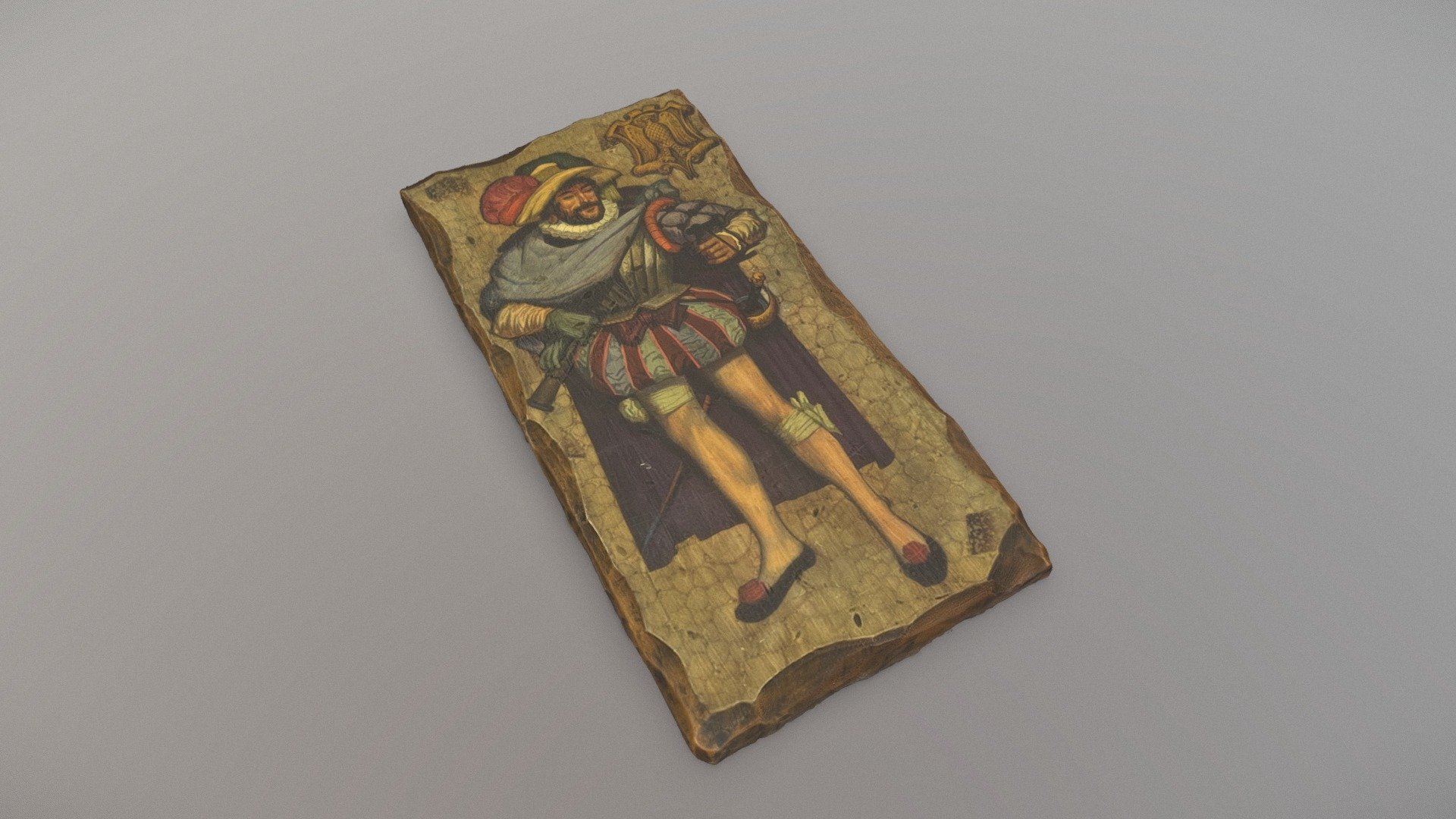 Swordsman Wall Decor Scan