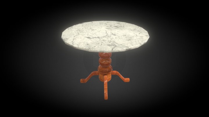 Marble table // 大理石桌子 3D Model
