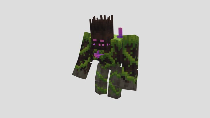Minecraft Elderwood Golem 3D Model