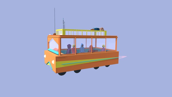 Hoverbus - Tilt Brush 3D Model