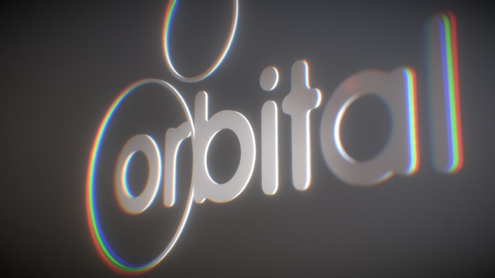ORBITAL logo 3D Model